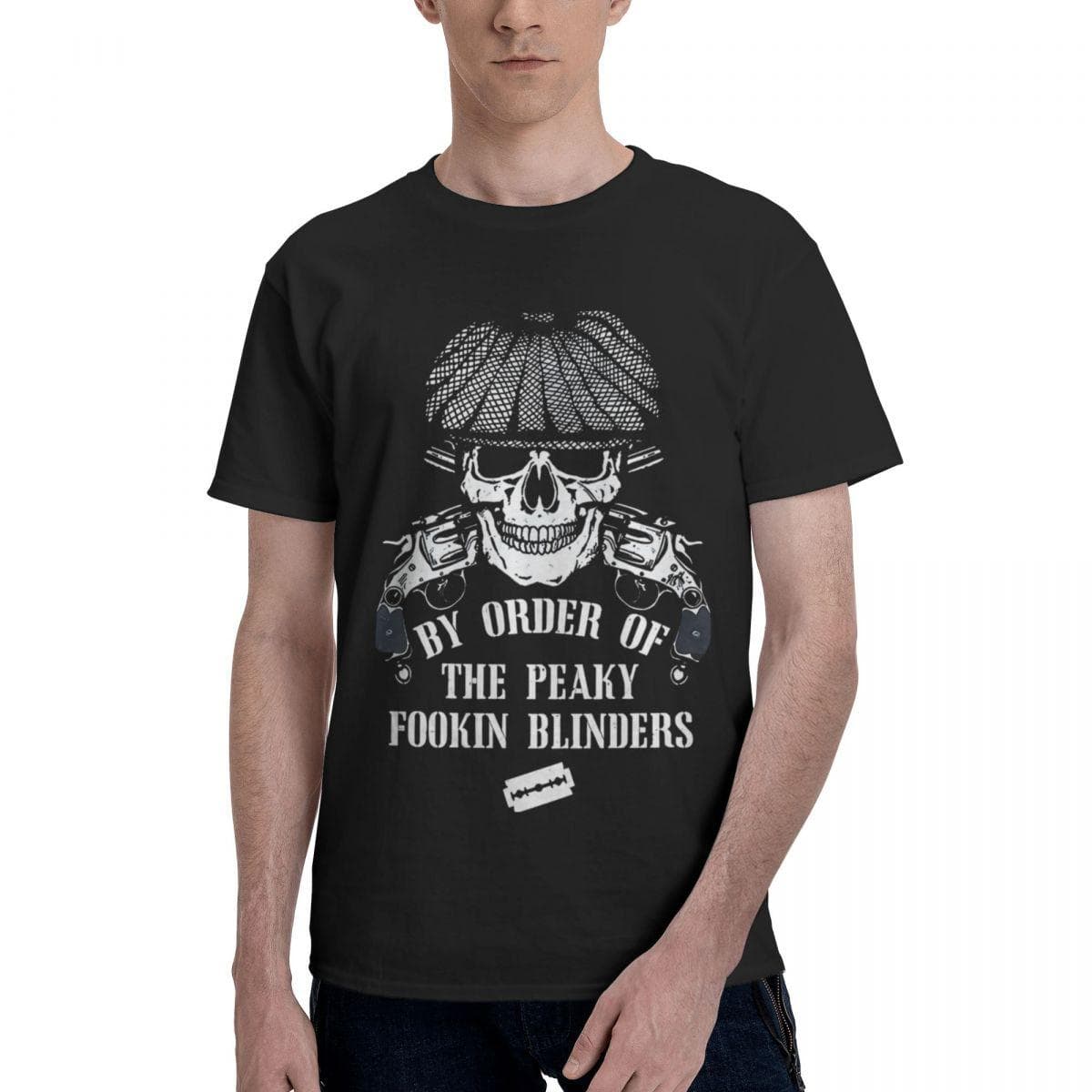 Peaky Fookin Blinders 100 Cotton Casual Breathable Confortable Anime Funny Ugus TShirts T Shirt Men S