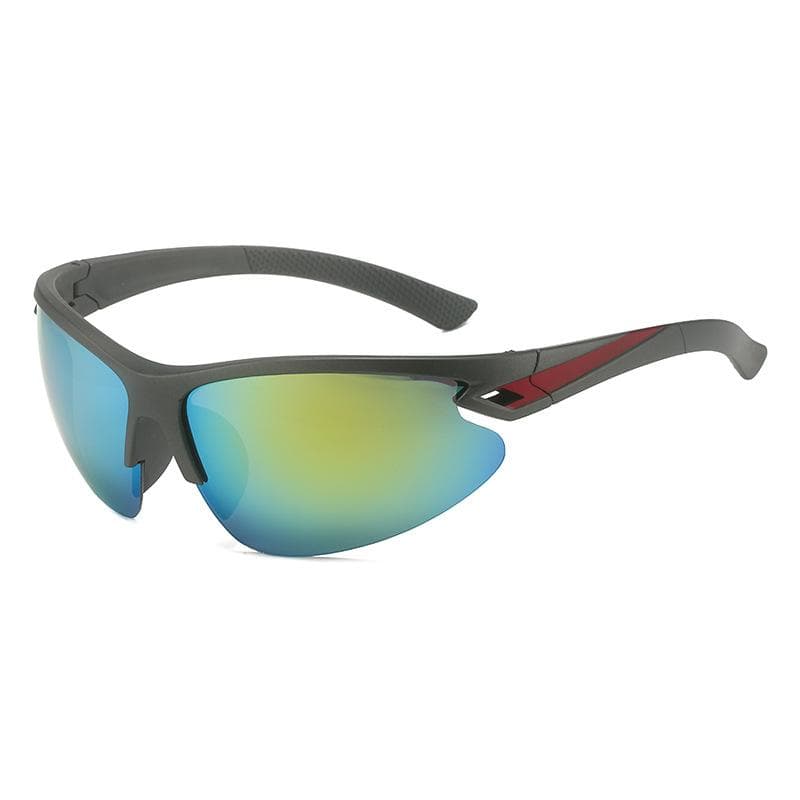 New Style Outdoor Sports Sunglasses Wild Riding Avant Garde Fashion Trend Colorful Glasses for Men Women