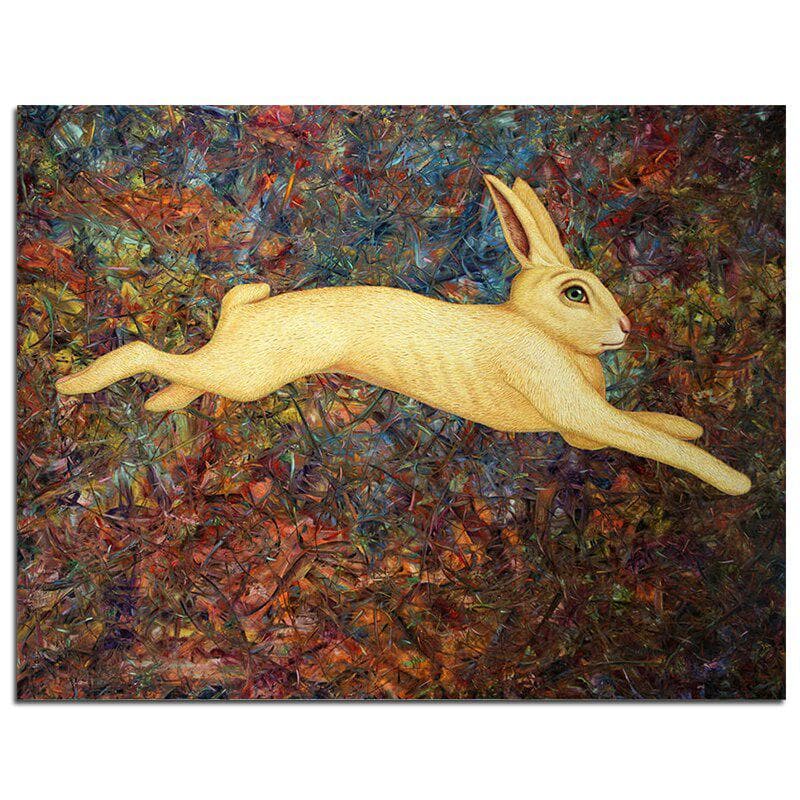 Rabbit is Running 5D DIY Diamond Painting Diamond Embroidery 20X30CM