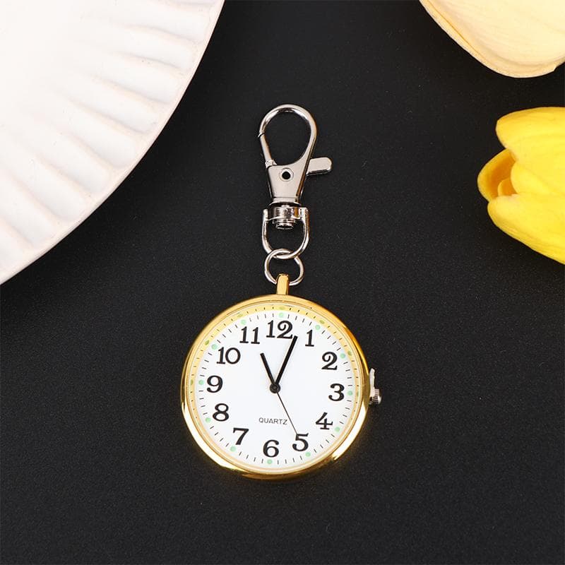 Pocket Watches Nurse Pocket Watch Keychain Doctor Medical Vintage Watch Gift gold