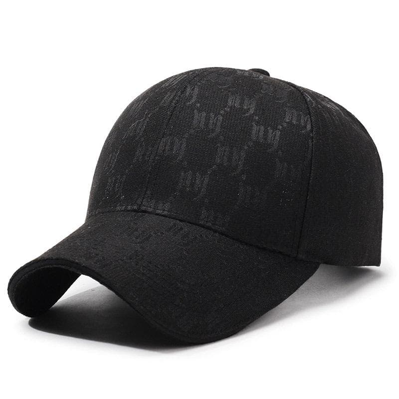 Elegant and Trendy White Baseball Cap: A Blend of Style and Versatility black