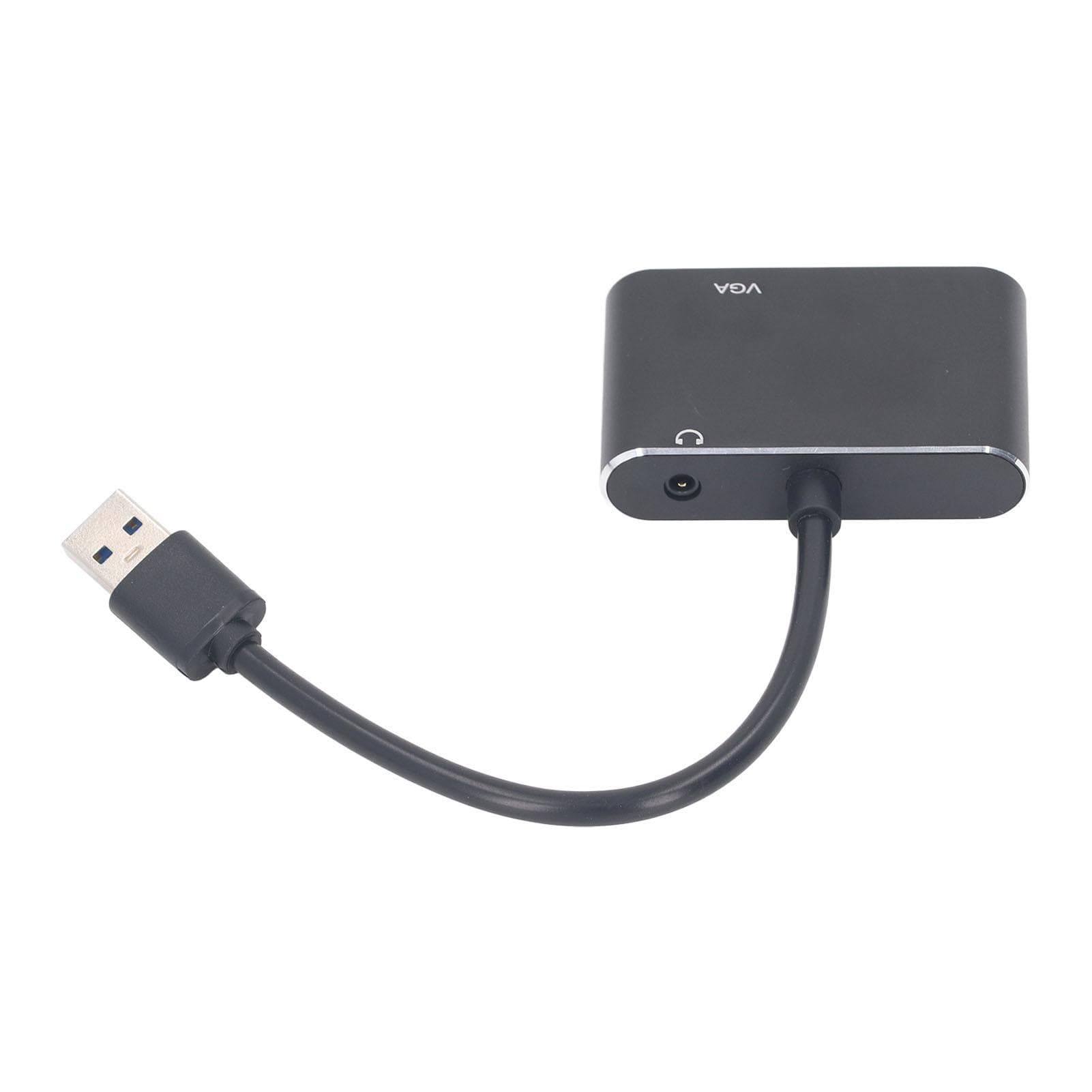 USB 3.0 to HD Adapter Stainless Steel High Speed Simultaneous Output USB 3.0 to VGA Adapter for