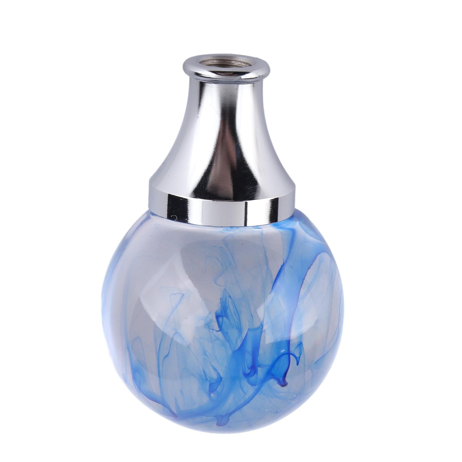 JDM Style Gear Shift Knob with 3 Adapters Round Ball Shape Shifter Head for Manual Automatic blue