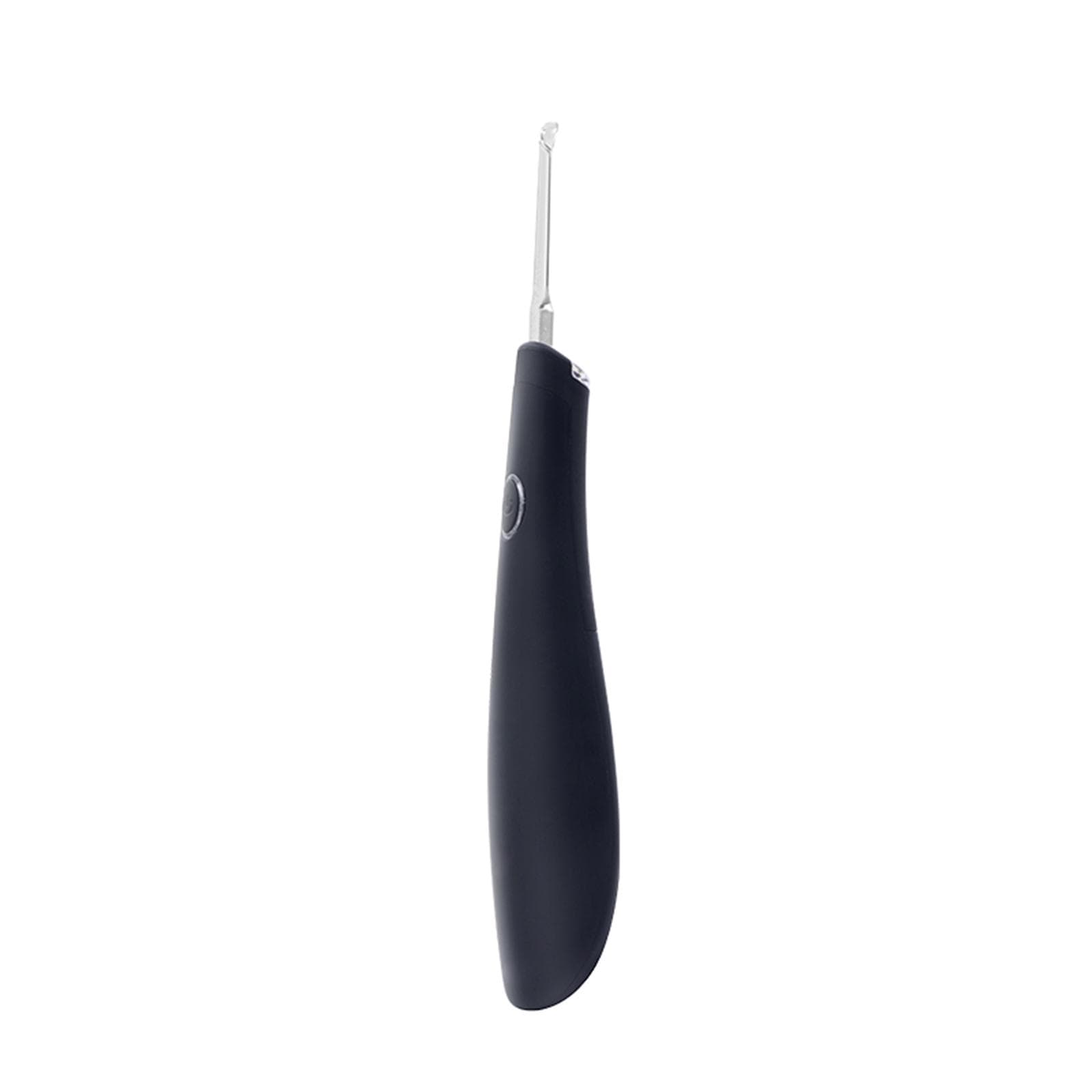 Portable Ear Cleaner with LED Light Illuminating Ear Wax Remover Ear Cleaning Tool Earpicks with 4 black