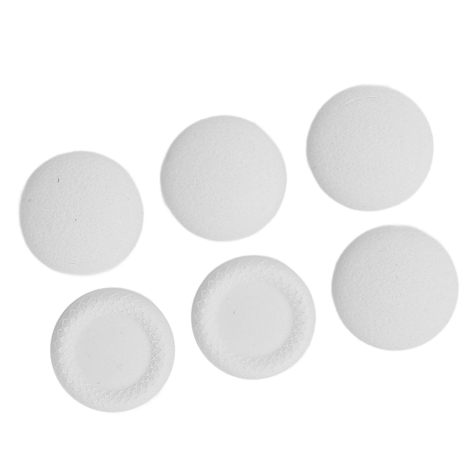 Thumbstick Caps Replacement Kit for Edge Controller High Performance 6 in 1 Thumb Stick Grips white