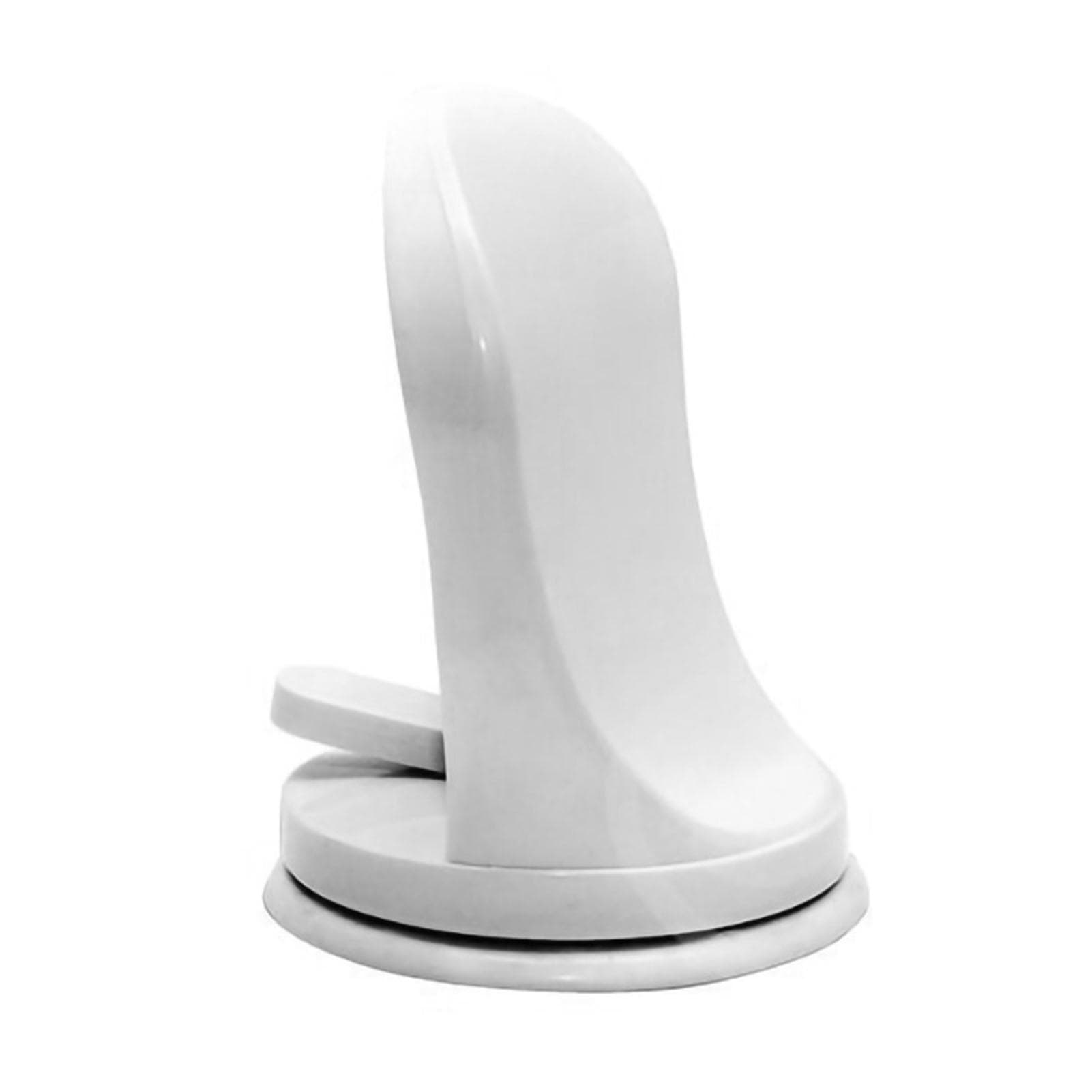 Shower Foot Rest Bathroom Pedal with Suction Cup Non Slip Foot Stand for Shower Shaving Leg Assist white