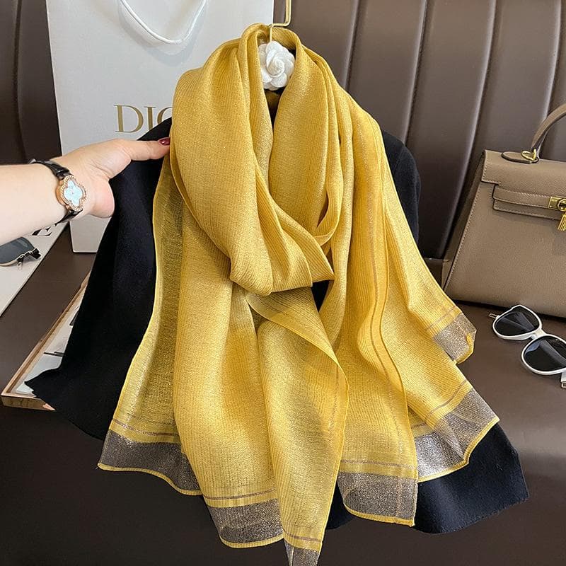 New Women Scarf Winter Warm Solid Silk Wool Shawls Lady Wraps Floral Pashmina Luxury Embroidery Warn Scarves 75x190cm