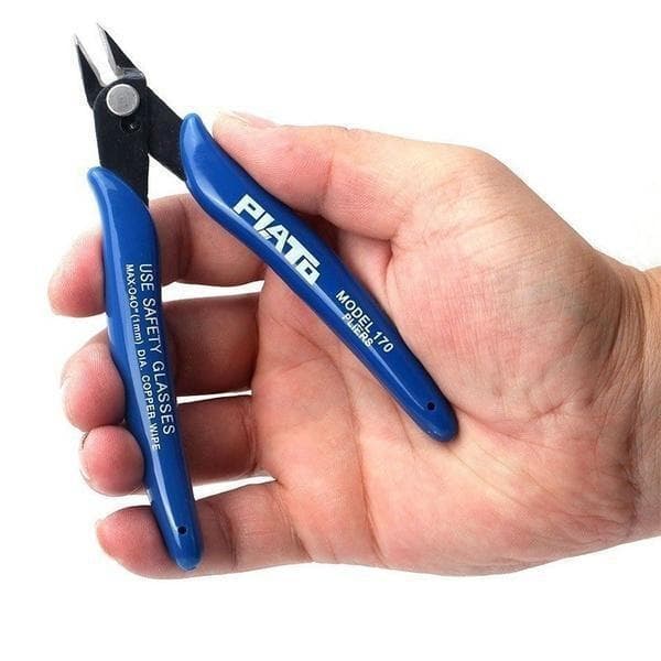 1Pc Multifunctional Mini Nose Cutting Plier Electrical Wire Cable Cutter Metal Universal Side Snips Flush Pliers blue