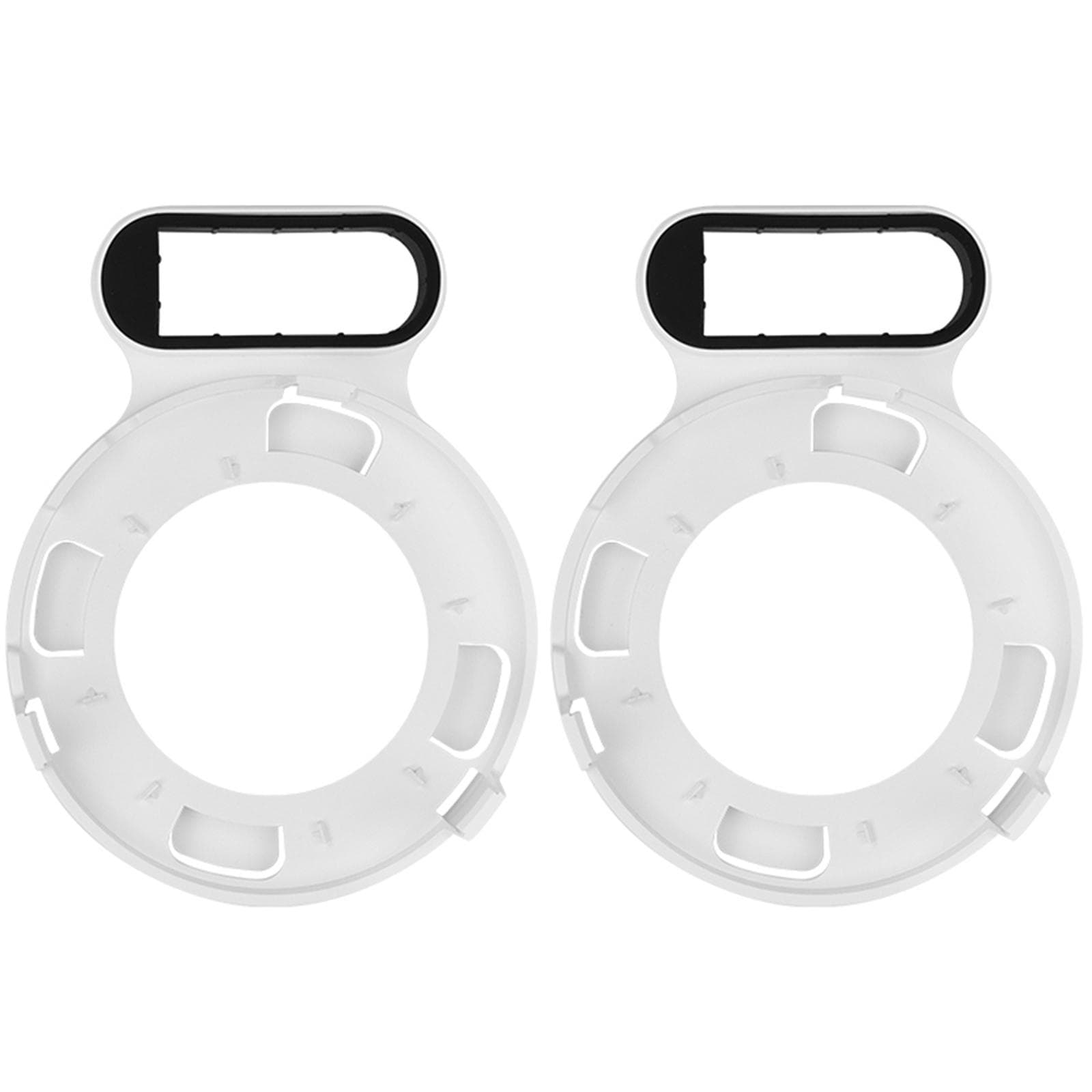 Wall Mount for TP-Link Deco M5 Whole Home Mesh WiFi System Sturdy Bracket Holder Space Saving 2PCS-US white
