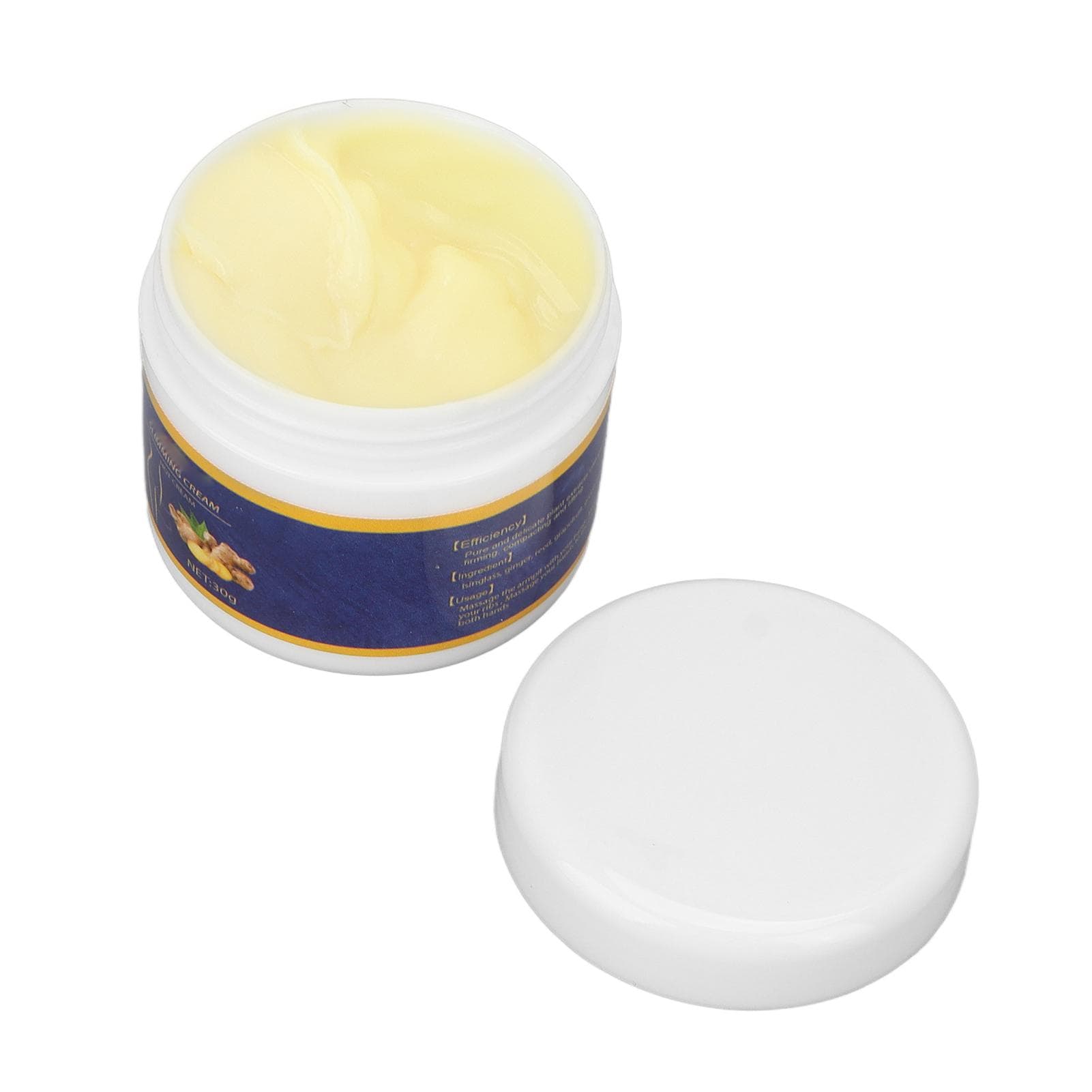 Ginger Fat Burning Cream Fat Loss Slimming Massage Cream for Arms Abdomen Thighs 30g