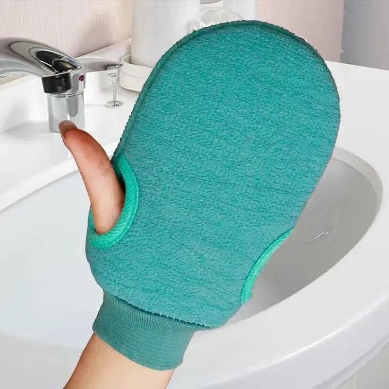 1PC Bath For Peeling Exfoliating Body Cleaning Scrub Mitt Rub Dead Skin Gloves For Shower Body Brush Towel SPA Foam Body Massage green