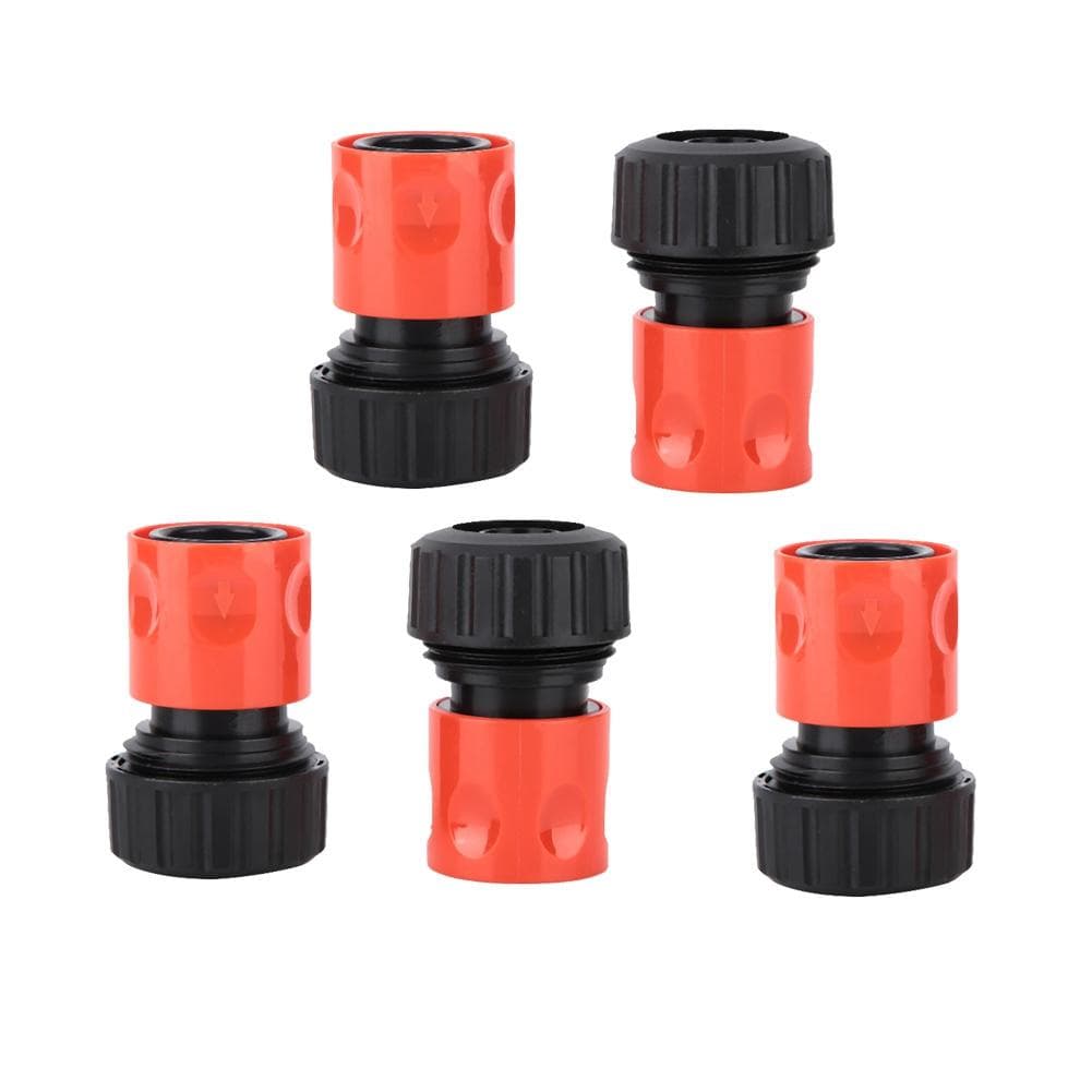 5Pcs 3/4 Quick Connection Hose Connector Water Pipe Adapter for Home Garden Use