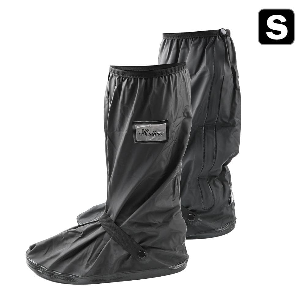 For Rainy Snowy Day Non-Slip Boot Covers 1 pair Motorcycle Scooter Bike Rain Shoes Cover Waterproof Unisex Shoes Protectors S