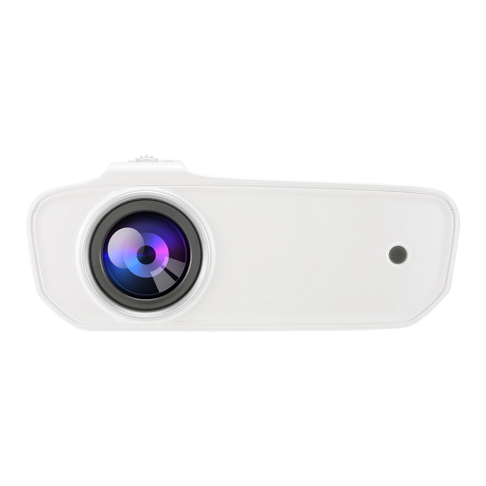 Mini Projector Full HD 1080P LED Portable Pearl White Home Office Projection EquipmentEU Plug EU Plug