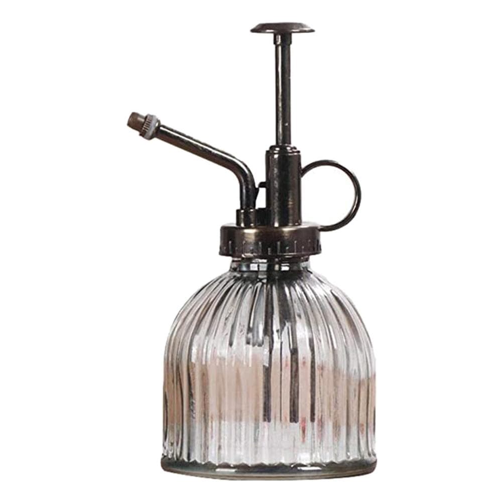 Retro Glass Plant Mister Spray Bottle with Plastic Top Pump Watering Glass Spray Bottle Plant transparent