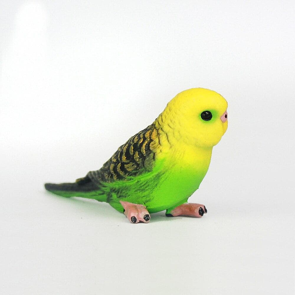 Simulation Parrot Miniature Landscape Ornament Parakeet Model Lawn Figurine Artificial Bird Home Decorative Figures Bird Decor