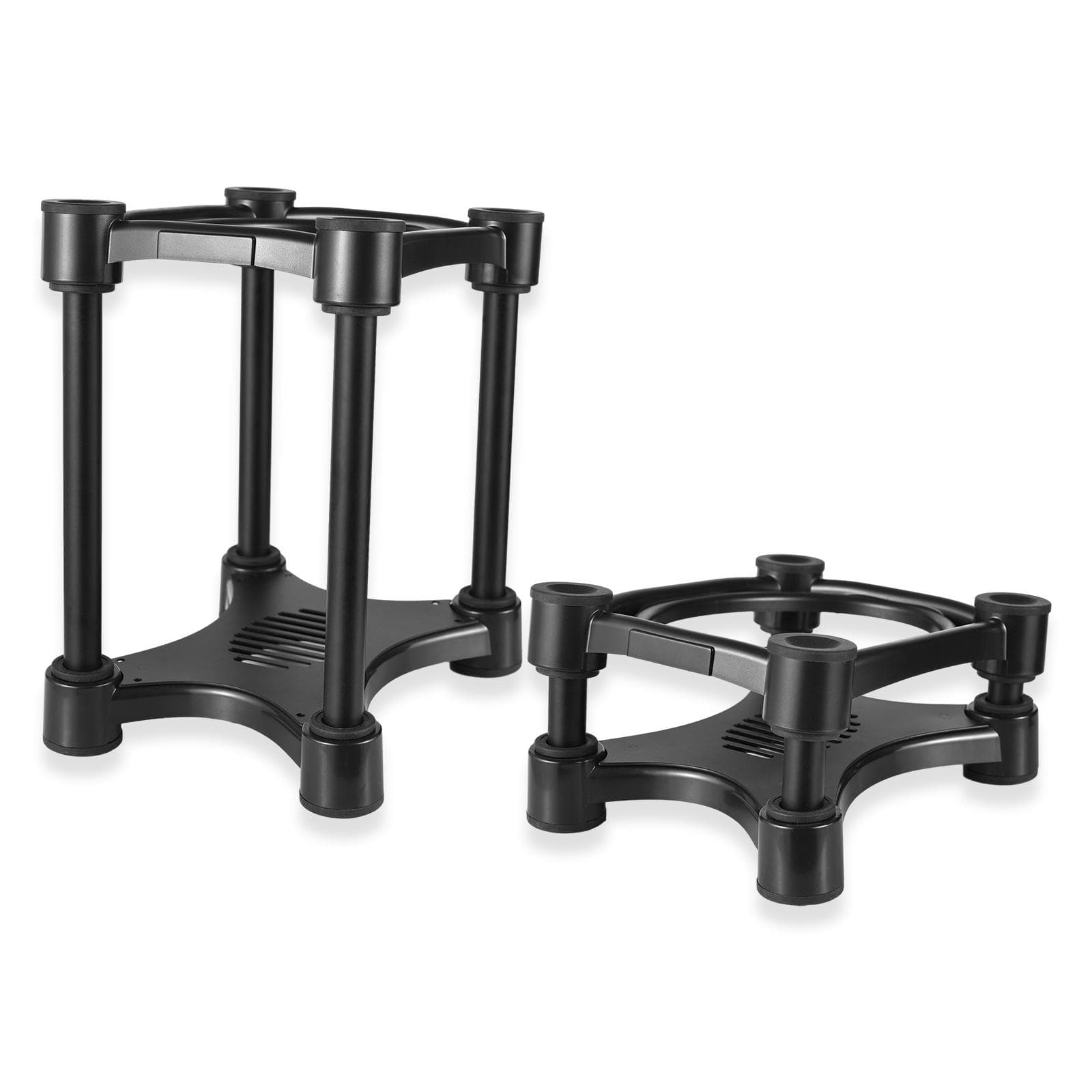 Desktop Speaker Stands Monitor Audio Bracket Shock Absorber Bracket with Adjustable Tilt Angle black