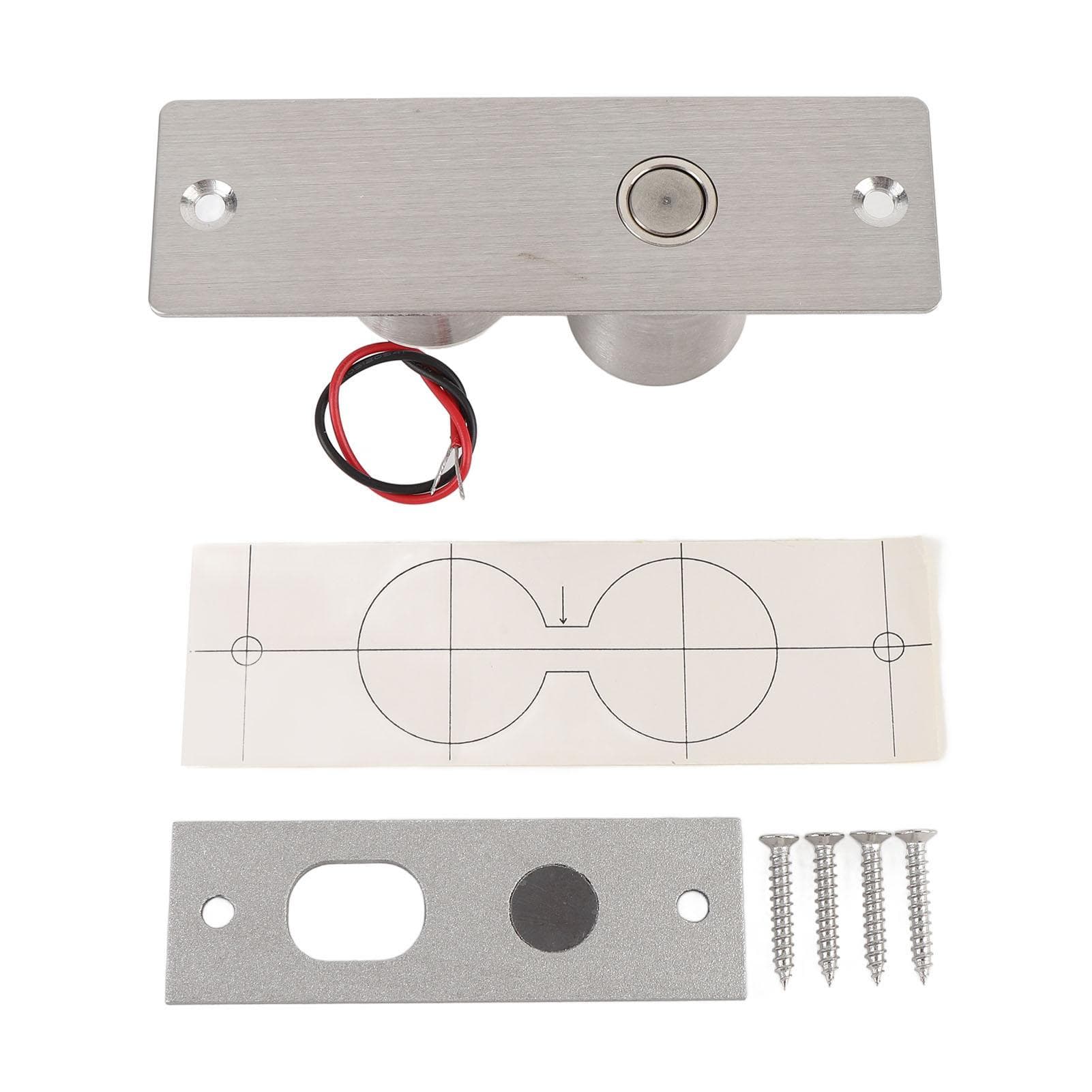 Electric Drop Bolt Lock Stainless Steel Mini Embedded Mortise Lock for Door Security Access Control