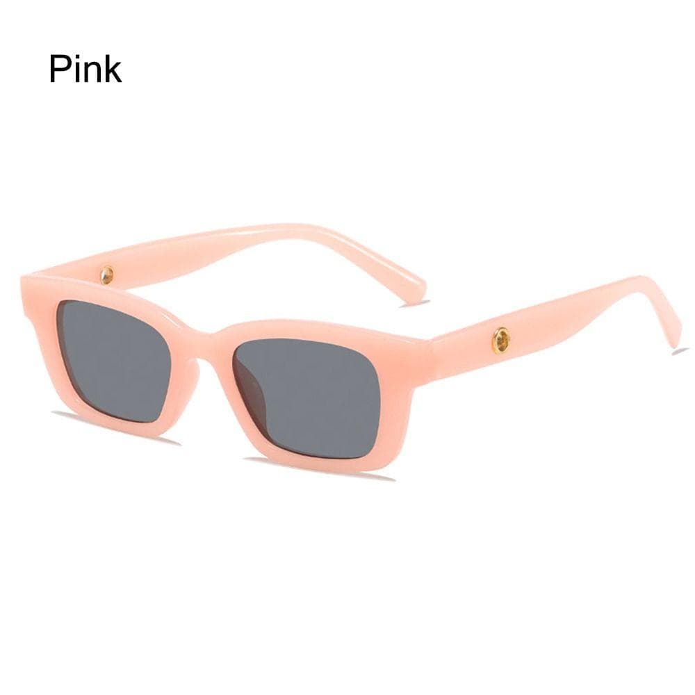 Kids Hip Hop Sunglasses UV Protection Street Style Rectangular Glasses for Boys Girls Outdoor Baby Shades