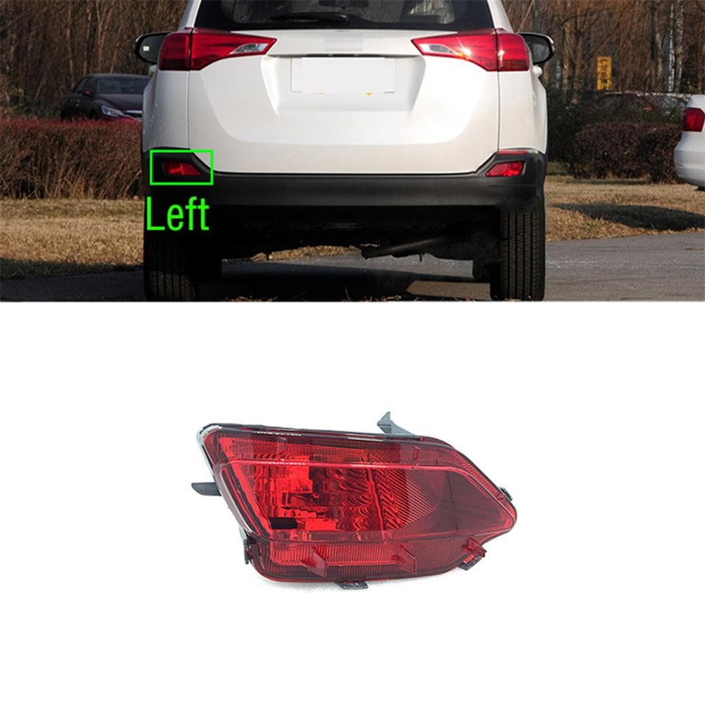 Left Rear Bumper Light Reflector Lamp Cover For Toyota RAV4 2013 2014 2015