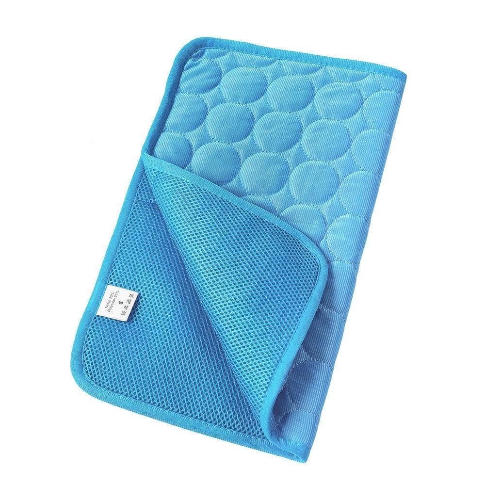 1Pcs Pet Ice Cushion Summer Cat Cool Pad Large Dogs Ice Mat Pets Supplies XS blue