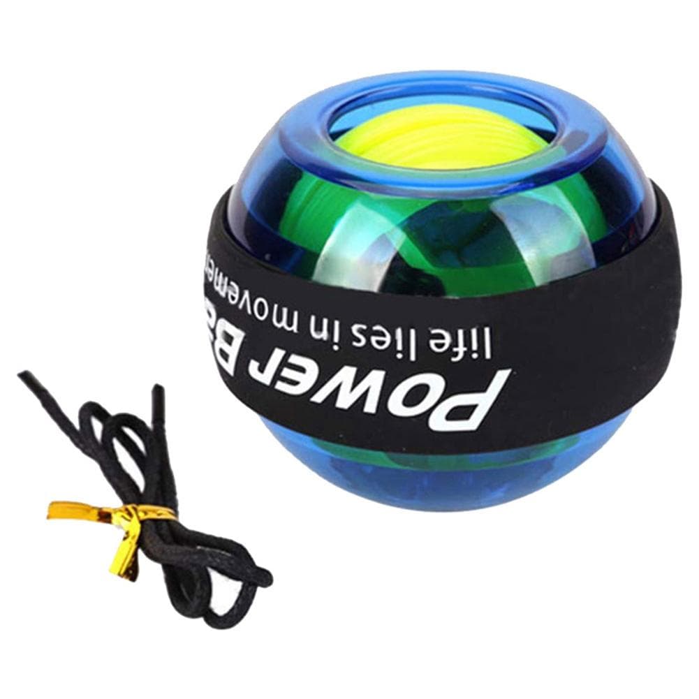 LED Wrist Hand Trainer Relax Gyroscope Ball High Quality Muscle Fitness Tool blue