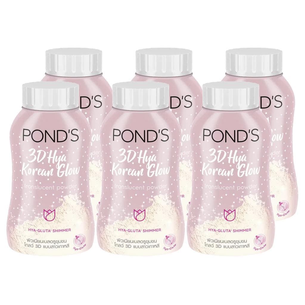 Pond's 3D Hya Korean Glow Translucent Powder 50 g. - Translucent Powder 50 g. x 6 pcs