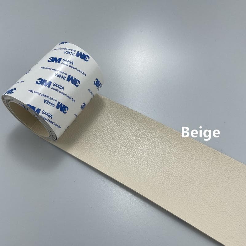 7.6x152cm Self-Adhesive Leather Repair Tape Sofas Repairing Patch Couches Bags Stick-on Furniture Driver Seats Repair Stickers Home 20x28cm beige