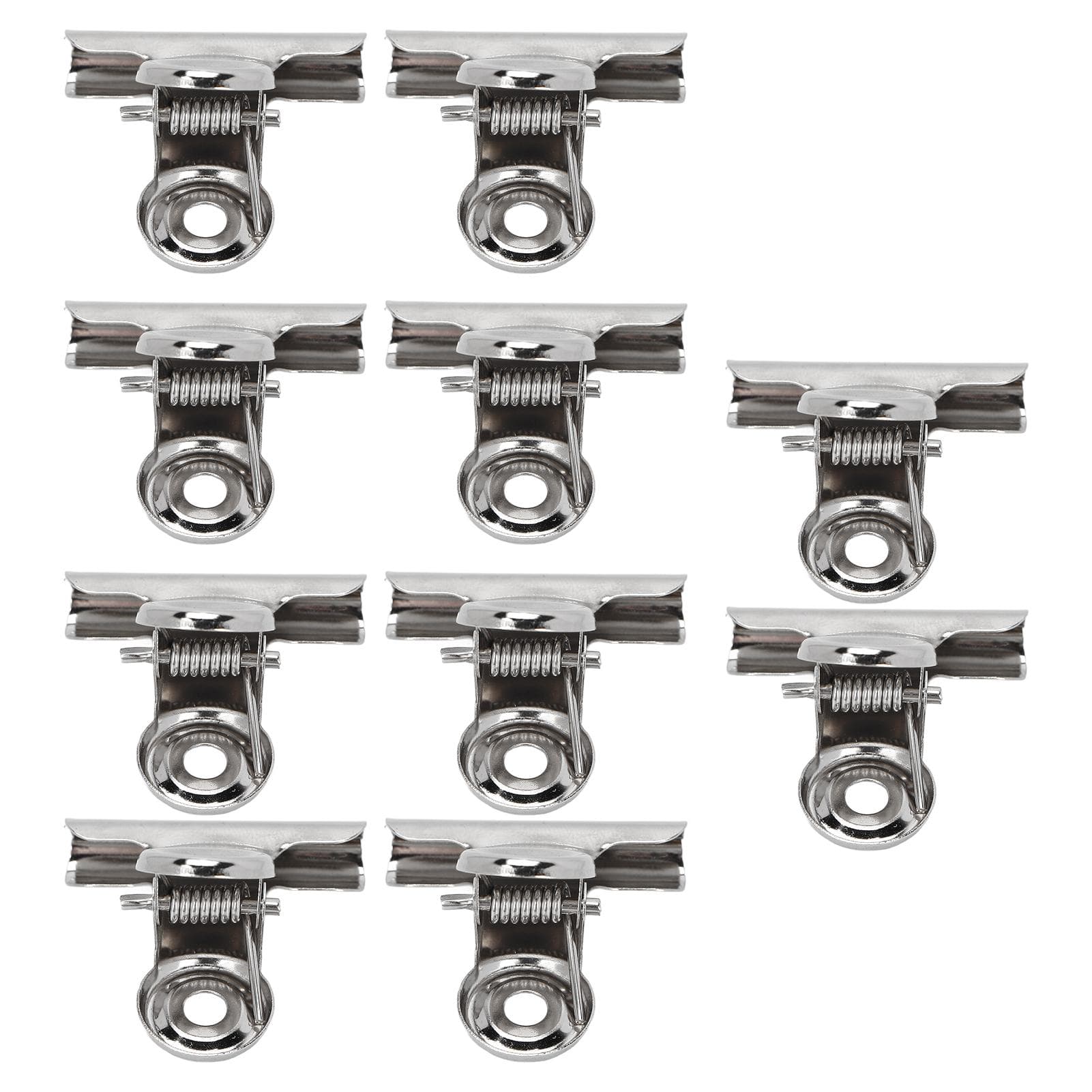 10pcs Nail Pinching Clip Metal Nail Extension Clip Nail Art Tool Accessories for Fiberglass Fixation