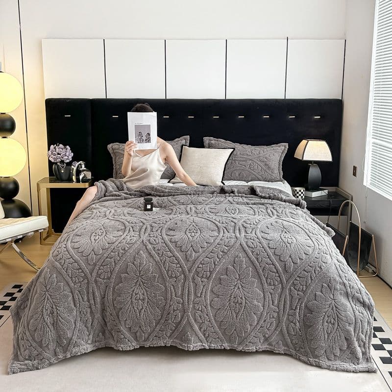 Tafu Velvet Blanket, Super Thick Warm Cover Blanket, Winter Thick Flannel Bed Sheet Blanket 150 * 200cm