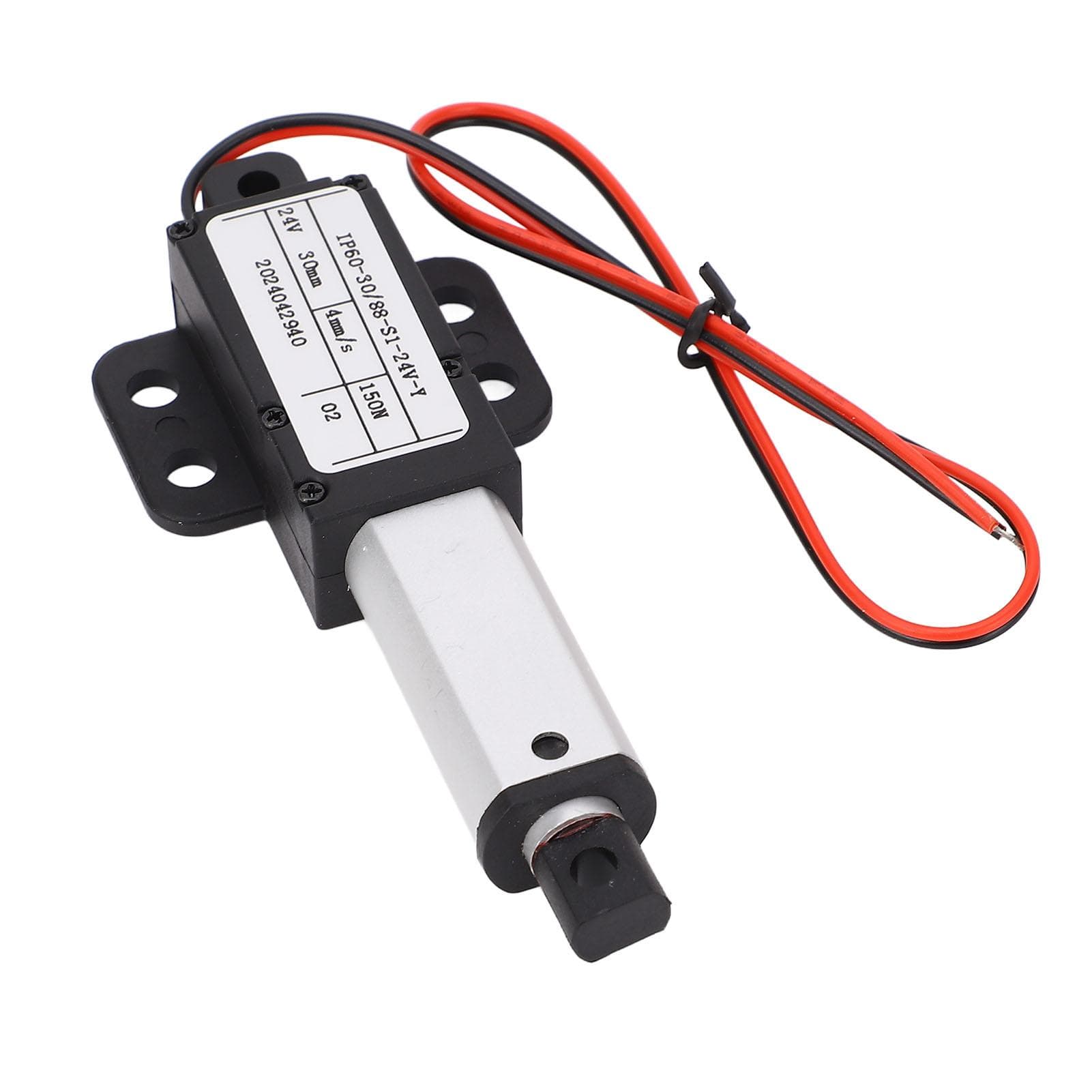 DC24V Electric Mini Actuator with Wing 30mm Stroke Linear Motion Actuator for Robot Sweep Machine