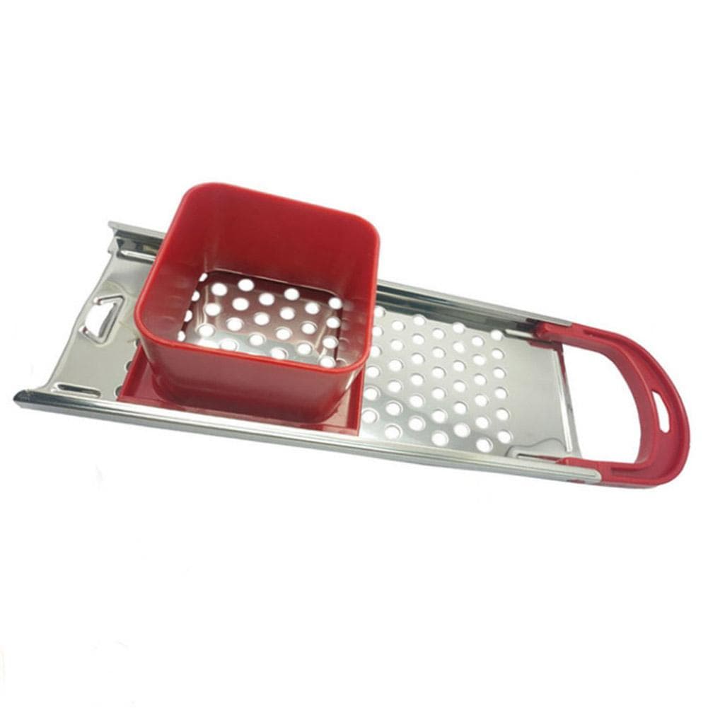 Stainless Steel Blade Spaetzle Maker Egg Noodle Pasta Kitchen Cooking Tool(Red) Red