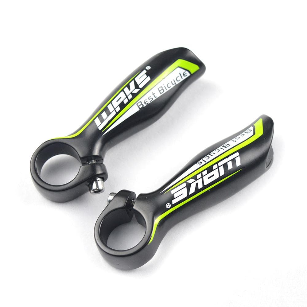 1 Pair Bicycle Handlebar Ends Aluminum Alloy MTB Mountain Bike Handle Bar Ends 22.2mm green