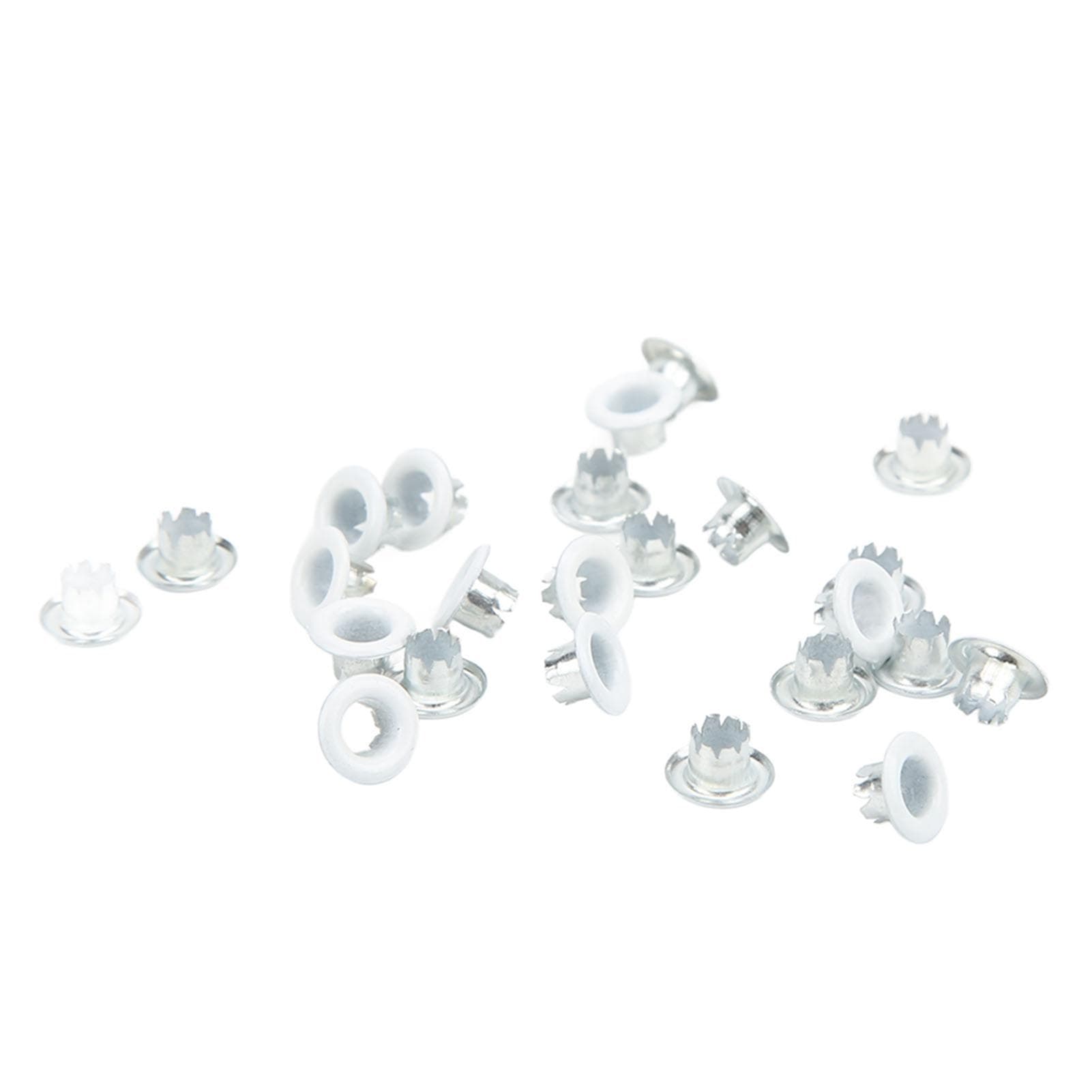 500Pcs Eyelet Grommet Color Round Edge Fine Workmanship Good Toughness Metal Eyelets for Shoes