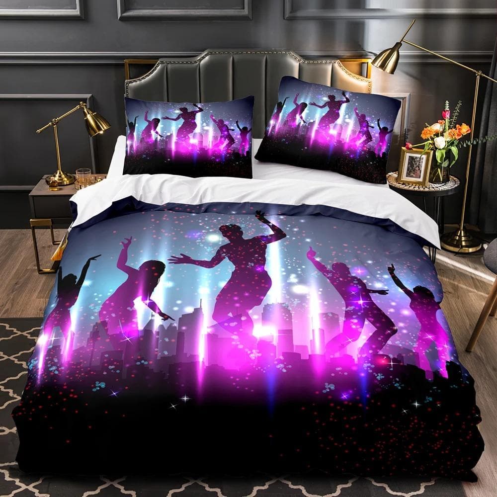 3D Print Madden DJ Classic Bedding Set,Duvet Cover Comforter Bed Set Quilt Cover Pillowcase,King Queen Twin Size Boys Girls 135X200cm-2pcs