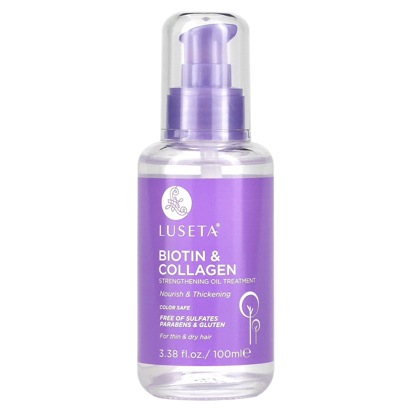 Luseta Beauty, Biotin & Collagen, Enhancing Oil Treatment, 3.38 fl oz (100 ml)