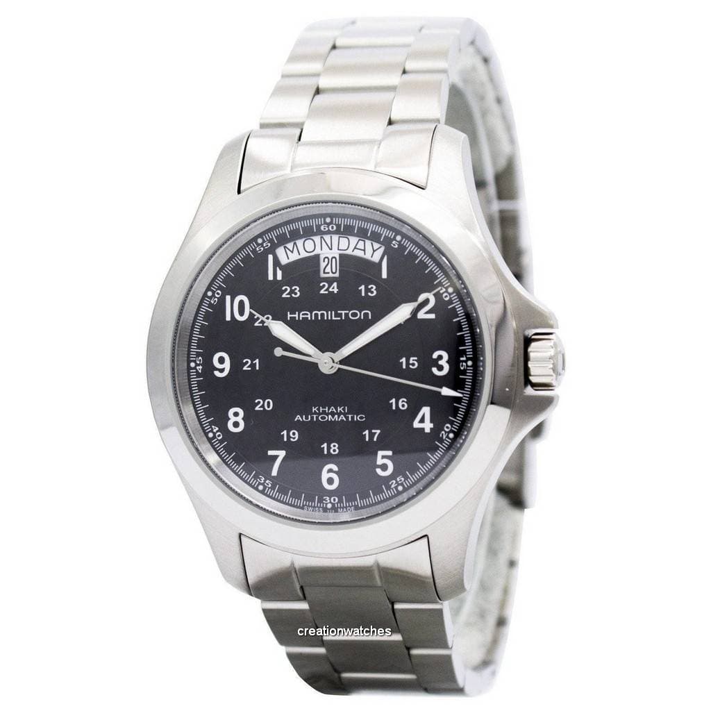Hamilton Khaki King Automatic H64455133 Mens Watch black