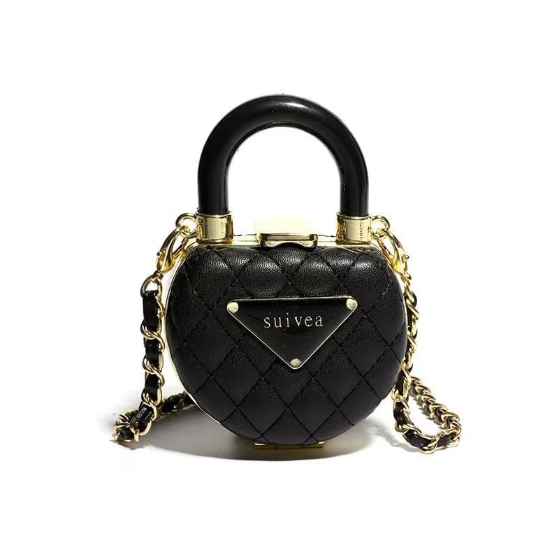 Mini Mini Perfume Trendy Red Envelope with Diagonal Diamond-shaped Chain for Women, Fashionable and Chic with Mirror Touch-up Small Bag