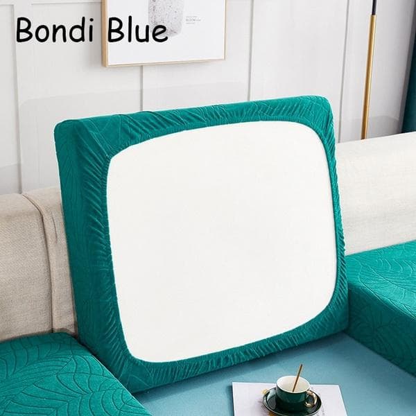 Multi-size Waterproof Sofa Seat Cover Jacquard Elastic Sofa Cushion Cover Sofa Cover 150-190cm green