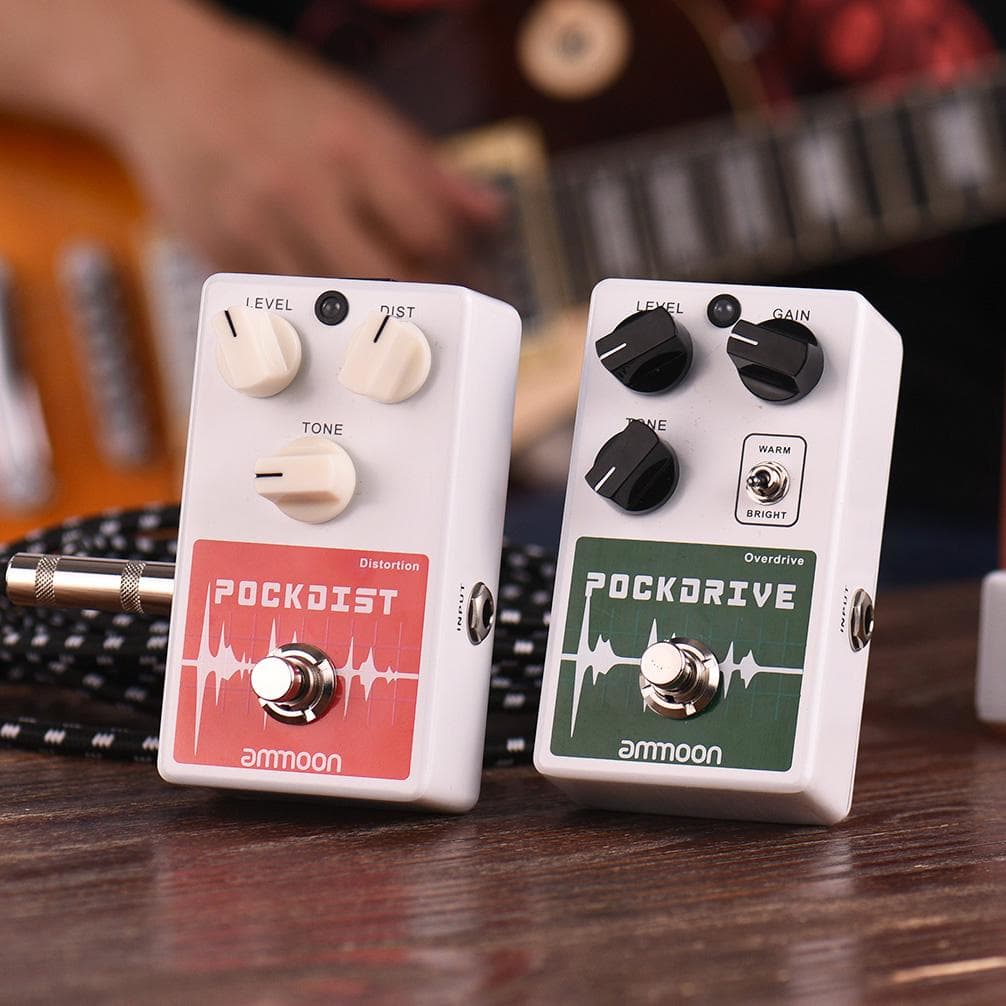 New ammoon Classic Distortion Guitar Effect Pedal True Bypass 1/4  output