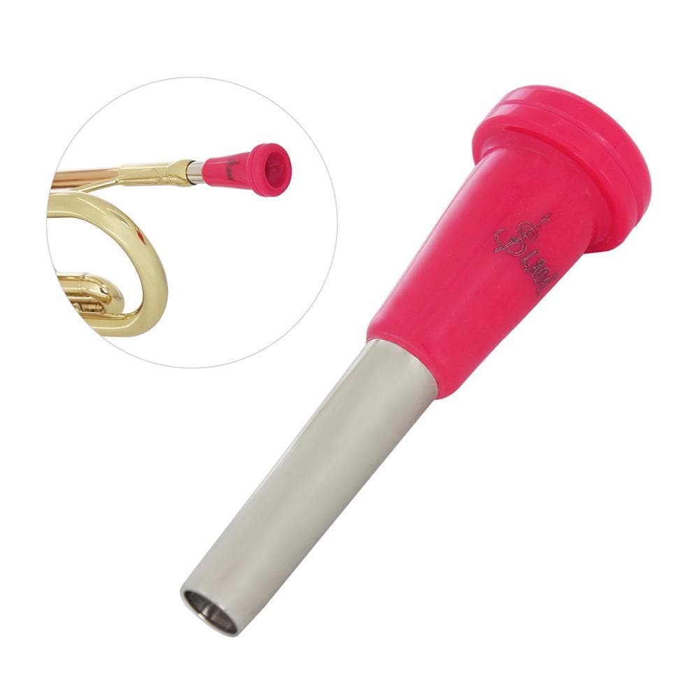 Mouthpiece for 7C bB Trumpet ABS & Metal Durable Trumpet Accessories rose red