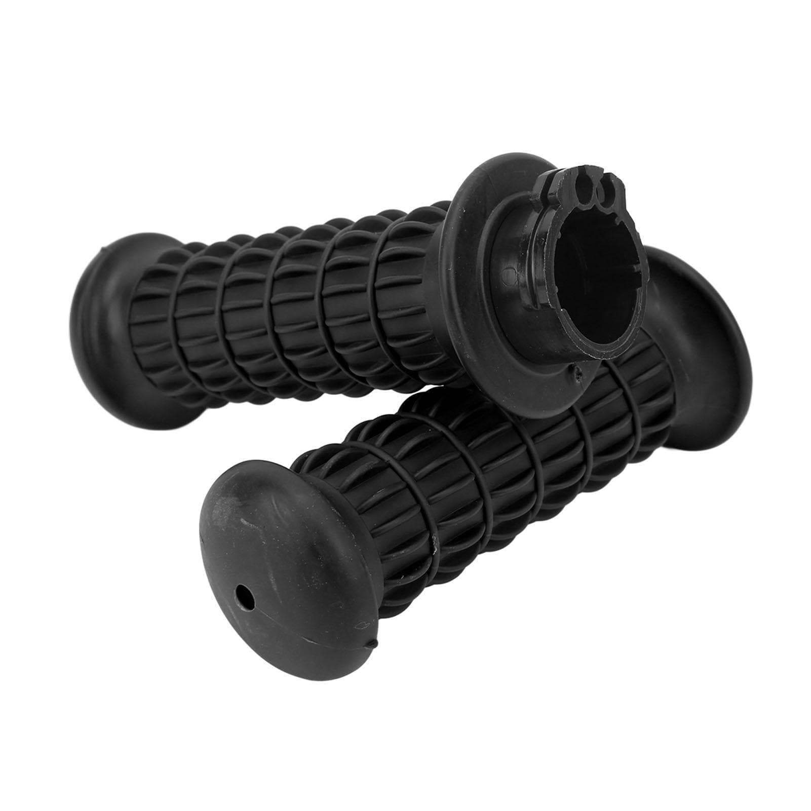 25mm28mm Motorcycle Handle Grip Silicone Anti Slip Comfortable Universal Throttle Twist Handle black