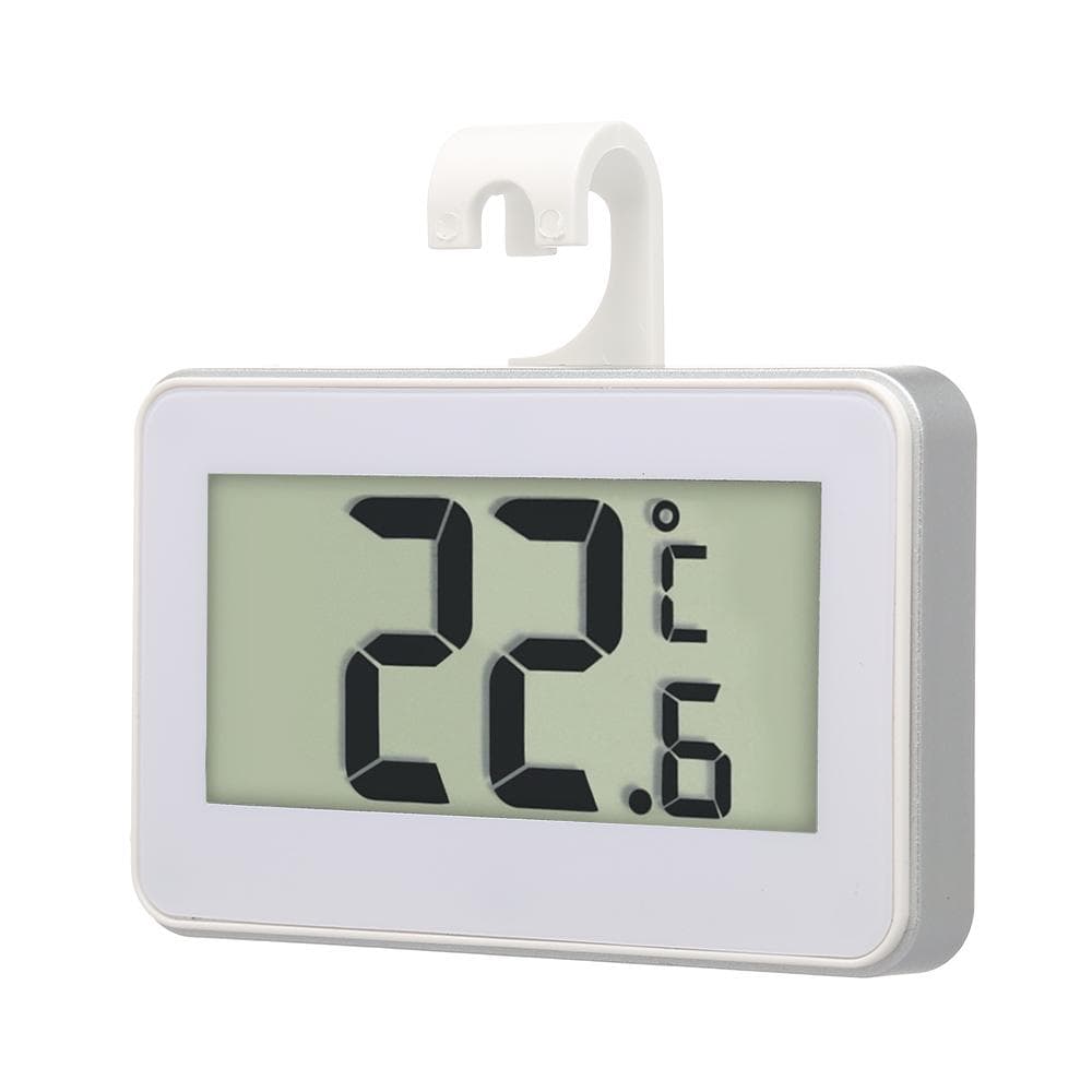 Digital LCD Refrigerator Thermometer Fridge Freezer Thermometer with Adjustable Stand Magnet Frost