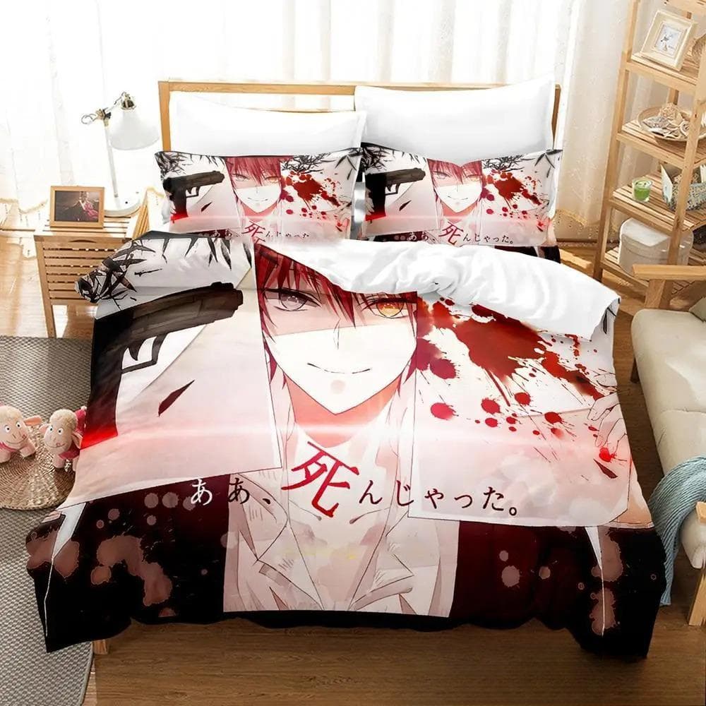 Anime Assassination Classroom Koro-sensei Bedding Set Boys Girls Twin Queen King Size Duvet Cover Pillowcase Bed boys Adult 135x200cm 2pcs