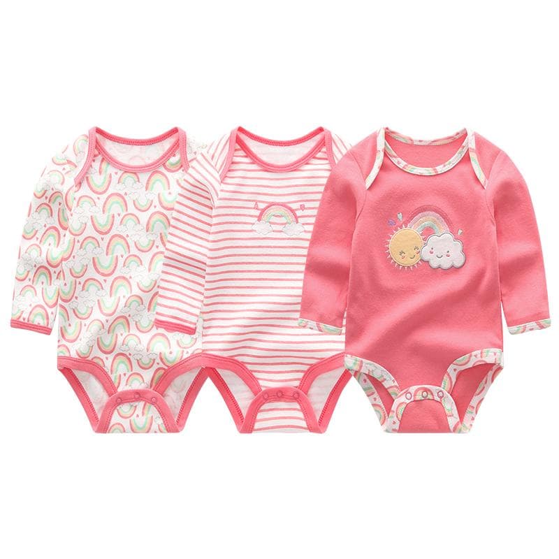 Unisex Baby Clothes Cotton Newborn Girl Boy Clothes Cartoon Infant Toddlers Jumpsuits Pajamas Clothing 6M