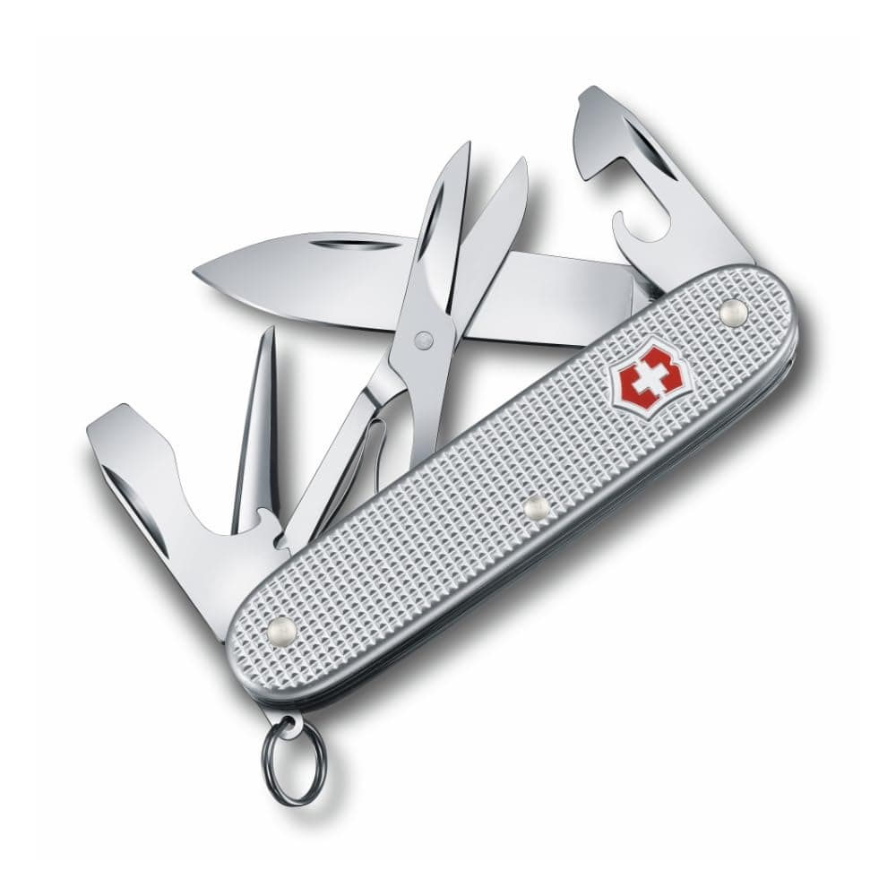 VICTORINOX Pioneer X ALOX with 9 including and reamer Swiss-made multi-tool functions, knife, scissors, (hole drill) [0.8231.26]