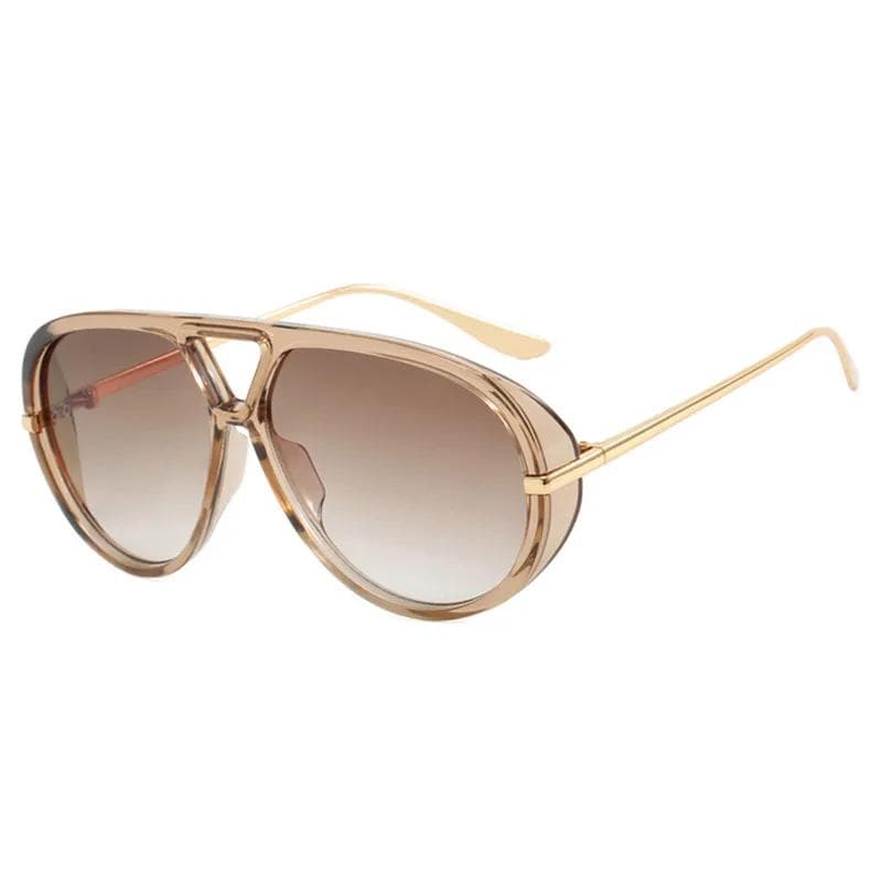Aviator Sunglasses Large Frame UV Protection Fashion Sun Glasses for Driving Resort Eye Protection Personalized