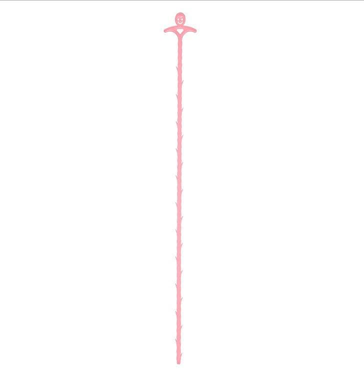 Sink Cleaning Hook Bathroom Floor Drain Sewer Dredge Device Small Tools Creative Home pink