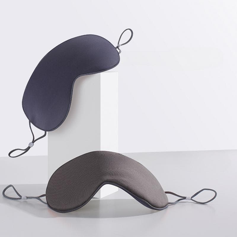Sleeping Eye Mask Ice Silk Warm and Cool Dual Use Adjustable Travel Light Blocking Breathable Eye Mask