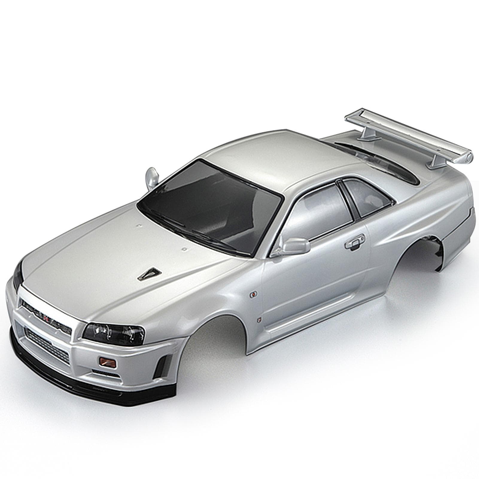 Killerbody 48646 Nissan Skyline (R34) Finished Body Shell Frame for 1/10 Electric Touring RC Racing White